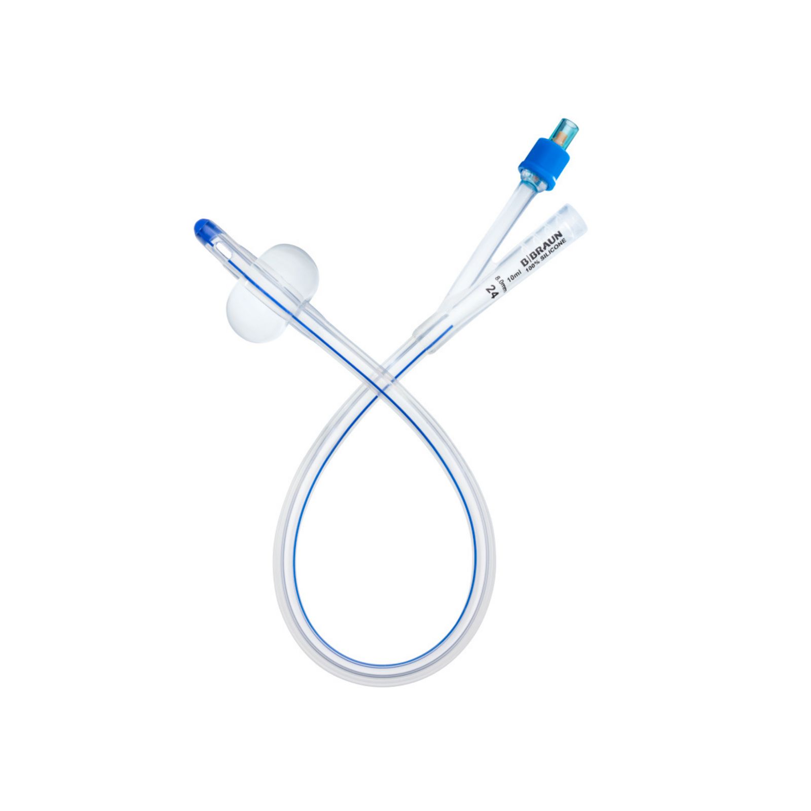 2-way silicone coated foley catheter
